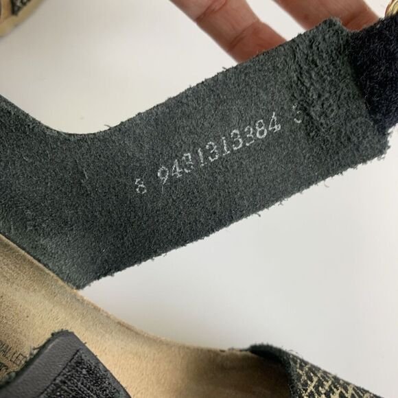 Mephisto Lissandra Wedge Sandals Adjustable Comfort Black Condor Leather 39 US 9 - Picture 9 of 16